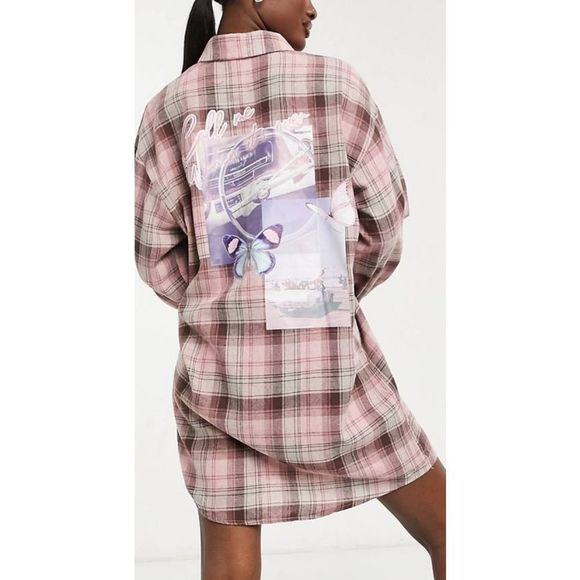 Missguided Plus shirt with graphic in pink s:18 - Picture 6 of 6